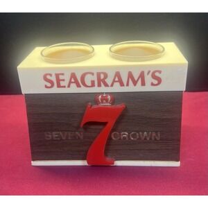 SEAGRAMS 7 CROWN SWIZZLE STICK HOLDER